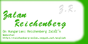 zalan reichenberg business card
